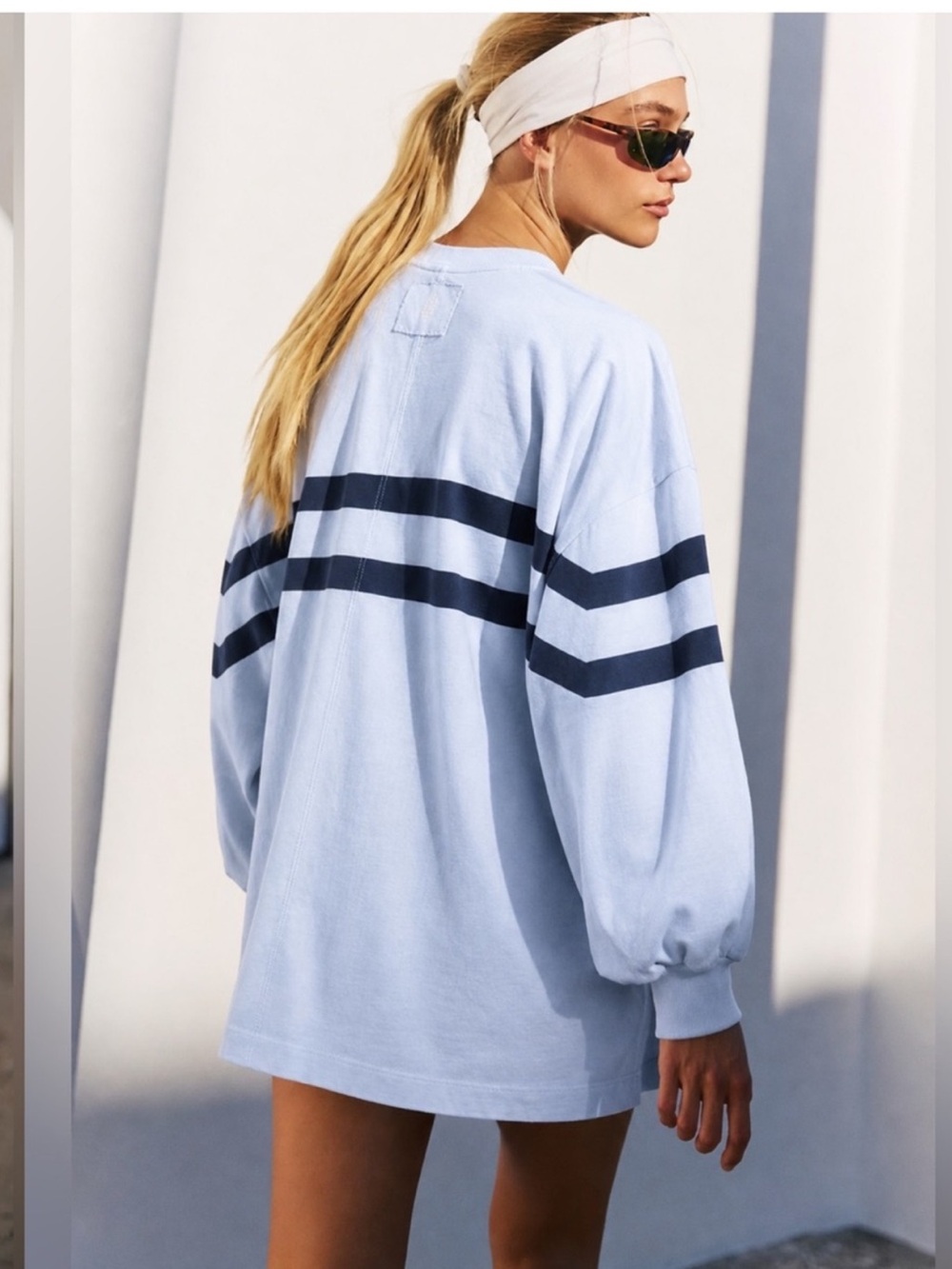 Free People Movement Post Up Layer Oversized Pullover Sweatshirt Size Small - Picture 3 of 14